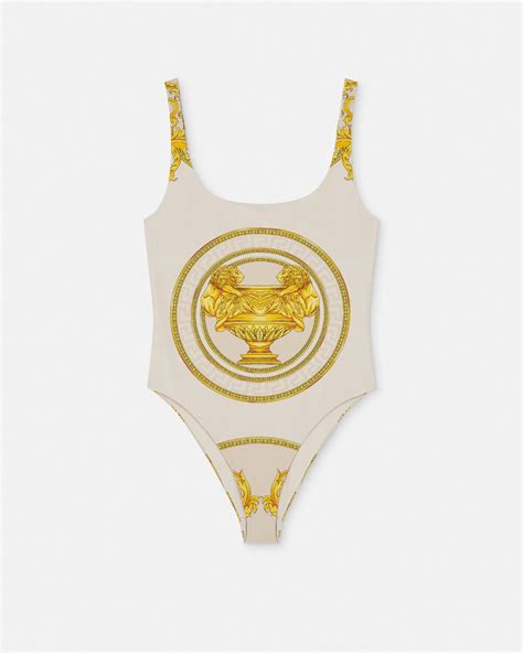 Versace Costume Intero La Coupe Des Dieux In Multicolour